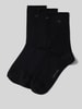 CK Calvin Klein Socken mit Logo-Stitching im 3er-Pack Black