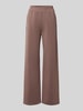 Liu Jo Sport Wide fit broek van viscosemix met elastische band Oudroze