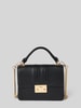 Seidenfelt Tasche mit Strukturmuster Modell 'Roros' Black