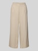 Vero Moda Loose fit culotte van een mix van viscose en linnen, model 'MYMILO' Zand