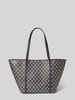 MANGO Tote Bag mit Magnetverschluss Modell 'PORTA' Dunkelblau