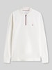 Tommy Hilfiger Regular Fit Poloshirt aus reiner Baumwolle Modell 'LIQUID' Offwhite