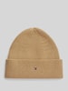 Tommy Hilfiger Muts van katoenmix met wol Beige