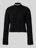 Only Regular Fit Strickpullover mit Turtleneck Modell 'CHICK' Black