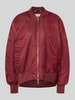 MOS MOSH Relaxed Fit Bomberjacke mit Stehkragen Modell 'Ruby' Bordeaux