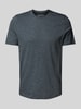 MCNEAL T-Shirt mit geripptem Rundhalsausschnitt Dunkelblau