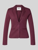 ONLY Slim Fit Kurzblazer aus Viskose-Mix Modell 'POPTRASH' Bordeaux