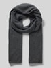 MCNEAL Schal aus Woll-Mix mit Kaschmir-Anteil Anthrazit Melange