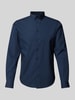 Casual Friday Slim Fit Freizeithemd mit Kentkragen Modell 'Palle' Marine