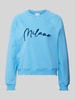 Rich & Royal Sweatshirt mit Statement-Applikation Hellblau