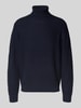 Jack & Jones Coltrui met structuurmotief, model 'ROY' Marineblauw