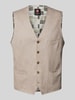 CG - Club of Gents Weste mit Leistentaschen Modell 'Mosley' Beige