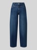 Christian Berg Woman Straight Fit Jeans mit Viskose-Anteil Marine Melange