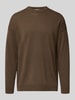 Only & Sons Regular fit gebreide pullover met katoen, model 'JOB' Donkerbruin