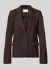 FREE/QUENT Regular fit blazer met viscose model 'Nanni' Donkerbruin