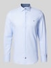 Tommy Hilfiger Tailored Business-Hemd mit Kentkragen Modell 'Parker' Blau