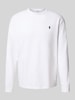 Polo Ralph Lauren Classic Fit Longsleeve mit Label-Stitching Weiss