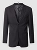 SELECTED HOMME Slim fit 2-knoops colbert met reverskraag, model 'DELON' Zwart