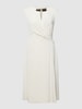 Lauren Ralph Lauren Midi-jurk in wikkellook, model 'KAYTLIN' Offwhite