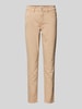 Cambio Slim fit jeans met verkort model, model 'PIPER' Camel