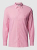 Tommy Hilfiger Freizeithemd mit Label-Stitching Neon Rot