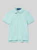 Polo Ralph Lauren Teens Slim fit poloshirt met logostitching Lichtturquoise