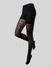 MAGIC Bodyfashion Strumpfhose in semitransparentem Design Black