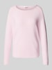 s.Oliver RED LABEL Regular Fit Strickpullover aus Baumwoll-Mix mit Raglanärmeln Rosa