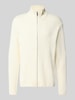 Lindbergh Strickjacke mit Strukturmuster Offwhite