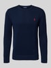 Polo Ralph Lauren Gebreide pullover met ribboorden Marineblauw