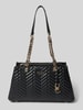 Guess Handtasche mit Label-Applikation Modell 'ANNING' Black