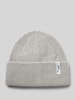 Marc O'Polo Denim Mütze aus reiner Baumwolle Silber Melange