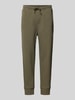 BOSS Green Regular Fit Sweathose aus Baumwoll-Mix Modell 'JT_Union Hadiko' Dunkelgruen
