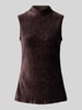 Mango Regular Fit Blusentop mit Turtleneck Modell 'XMARTE' Bordeaux