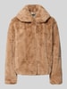Guess Jacke aus Kunstfell Modell 'NEW SOPHY' Mittelbraun