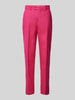 Mango Slim Fit Bundfaltenhose aus Leinen mit Gesäßtaschen Pink