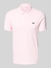 Lacoste Regular Fit Poloshirt mit Label-Badge Hellrosa