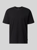 JACK & JONES damski t-shirt o kroju regular fit z okrągłym dekoltem Czarny