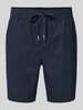 Matinique Regular Fit Bermudas aus Leinen-Baumwoll-Mix Modell 'barton' Marine