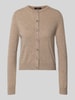 Weekend Max Mara Slim fit gebreid jack van mix van wol en kasjmier Model 'NEBBIA' Taupe