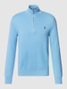 Polo Ralph Lauren Strickpullover mit Label-Stitching Bleu