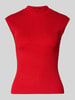 ICHI Tanktop in Strick-Optik Modell 'CODY' Rot