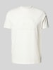 Karl Lagerfeld T-Shirt mit Label-Stitching Offwhite