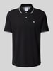 CHAMPION Regular Fit Poloshirt mit Logo-Stitching Black