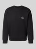 Emporio Armani Sweatshirt mit Label-Stitching Black
