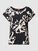 Esprit T-Shirt mit floralem Muster Black