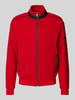 bugatti Sweatjacke mit Stehkragen Rot