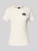 BOSS Orange Slim fit T-shirt van puur katoen Offwhite