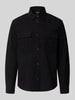 Antony Morato Regular Fit Hemdjacke aus Feincord Modell 'DAKAR' Black