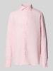 Stenstroms Regular fit zakelijk overhemd met kentkraag, model 'Collar 72' Rosé